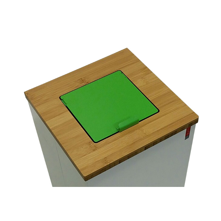 Top met klepdeksel voor Lune Paxa Large, groen, VB 730971 | GFT - 1