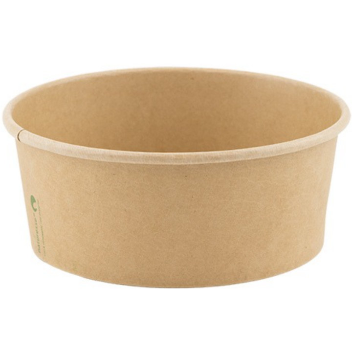 Kraft saladebowl, 680ml, 15cm x 6cm (50 stuks) - 0