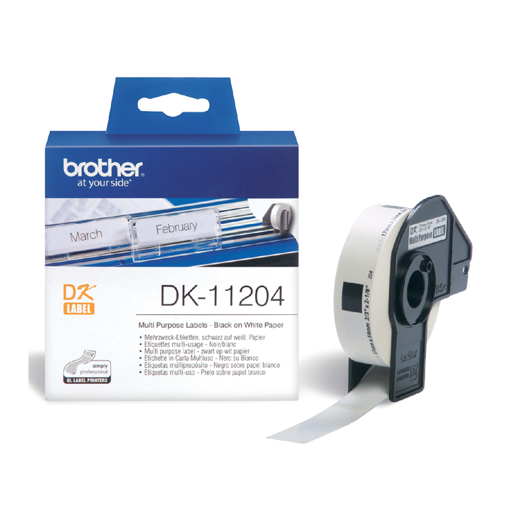 Brother, etiket, 17x54mm, DK11204 (400 stuks) - 0