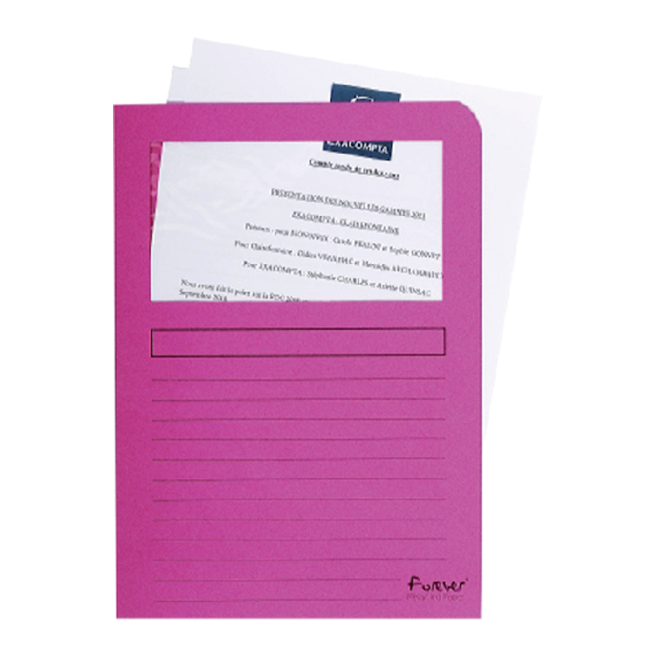 Insteekhoes exacompta l-model + venster karton frz(50108e) - 0