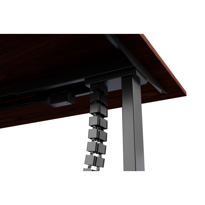 Filex, kabelslang 130 cm met verzwaarde voetplaat, zwart - 2