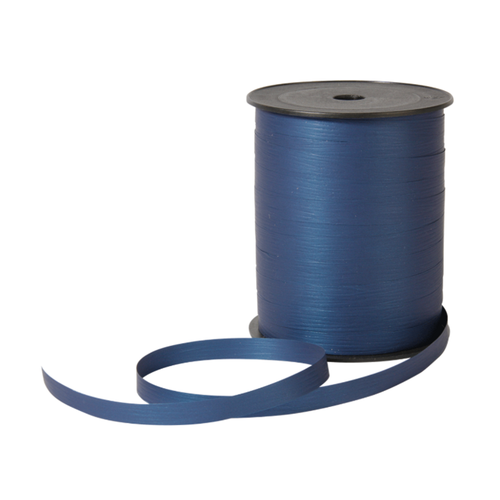 Krullint, paperlook, 10mm x 250m, aqua blauw - 0