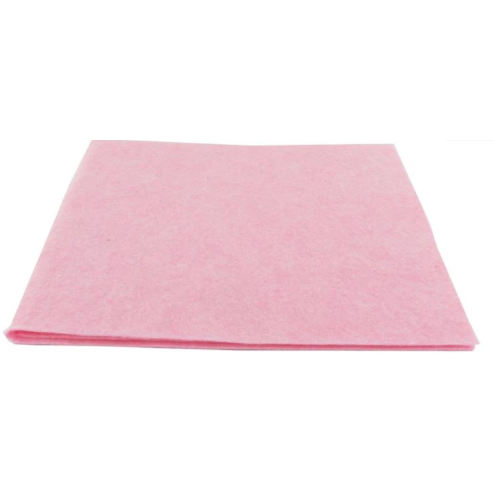 CaluClean, vliesdoekjes, 38x40cm, rood (50 stuks) - 0