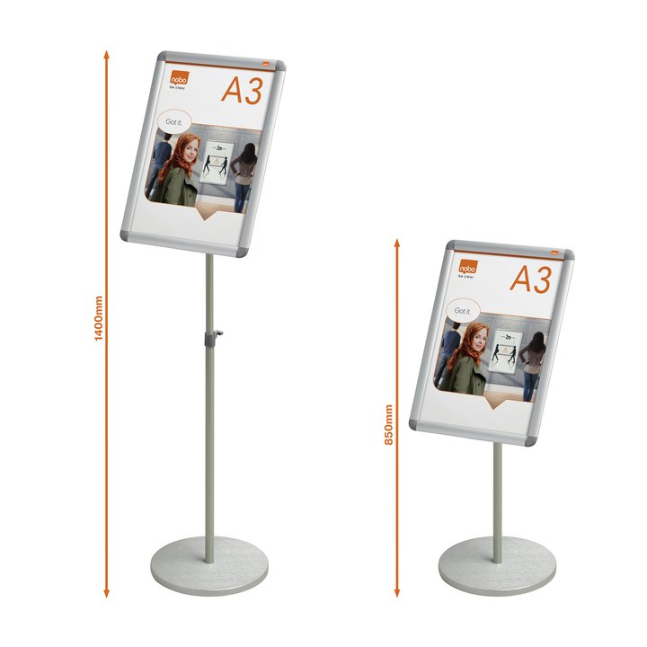 Infostandaard nobo premium plus incl. a3 kliklijst(1902384) - 1