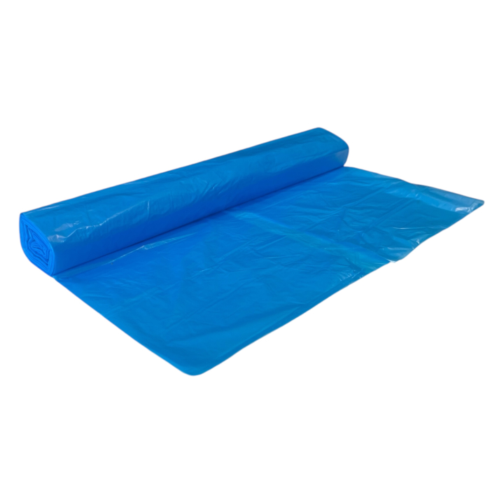 Vuilniszak | HDPE | 70x110cm | 120 Liter | T20 | Blauw (25 rollen x 20 zakken)  - 0