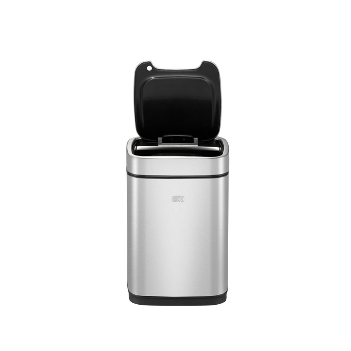 Ecosmart, afvalbak met sensor, 6 liter, mat RVS, VB 925706 - 1