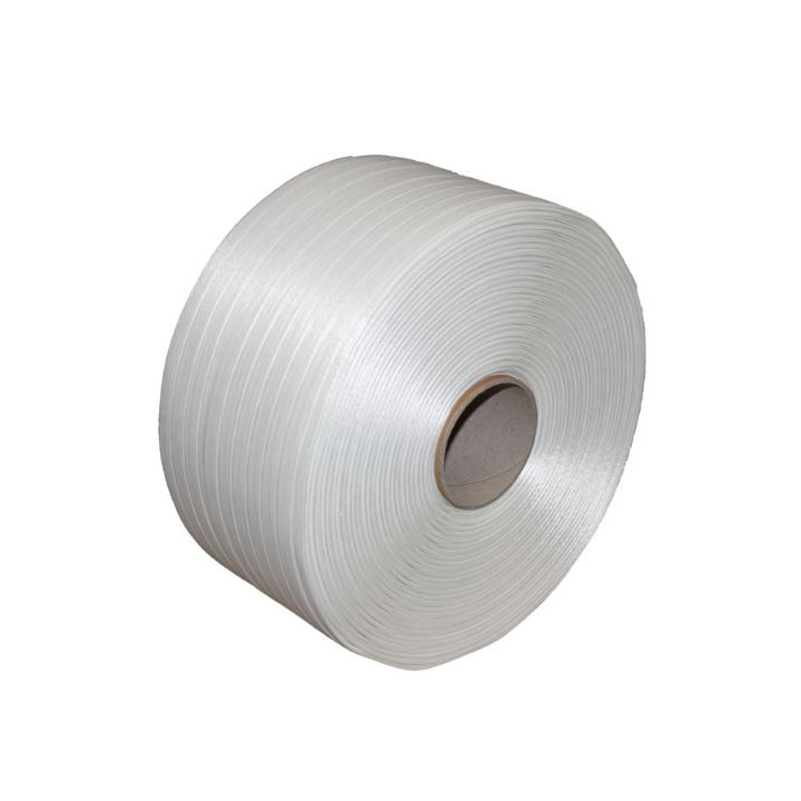 Omsnoeringsband, PP, 12mm x 4000m, 0,40mm, K200, wit (2 rol) - 0