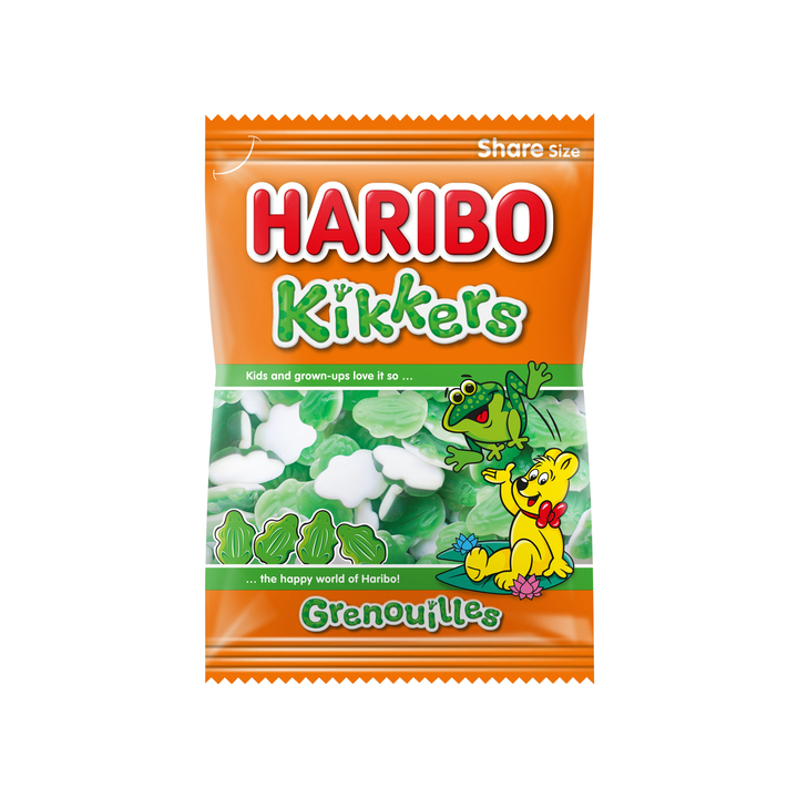 Snoep haribo kikkers zak 250gr(8hb204) - 0