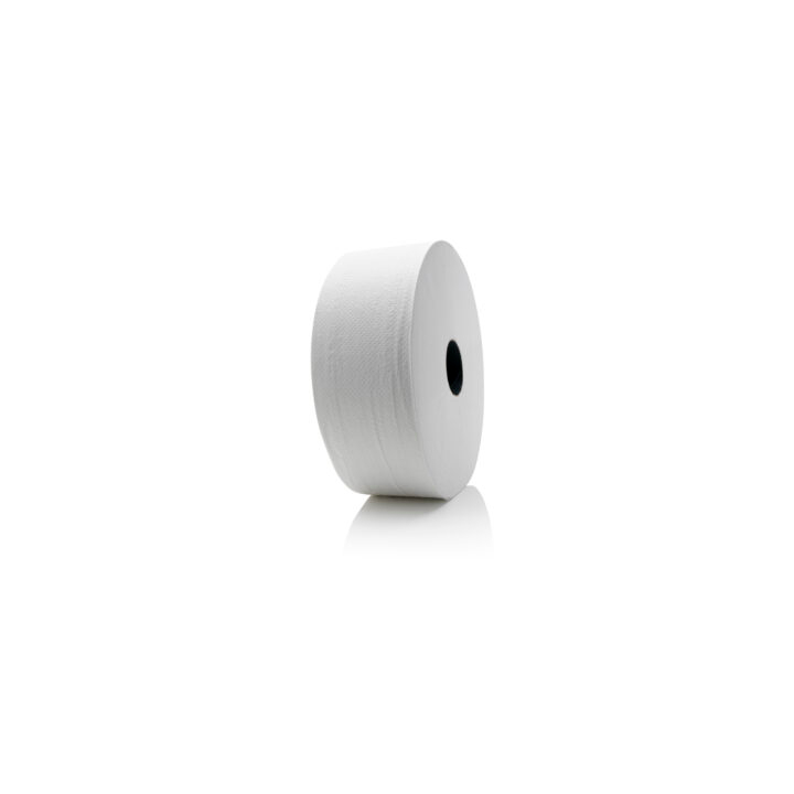 BlackSatino Original | Jumbo Toiletpapier | 380 Meter | 2-Laags | JT20 | Wit | 307130 (6 stuks) - 1