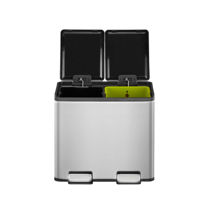 Eko Essential, pedaalemmer, 2x10 liter, mat RVS, VB 822920 - 2