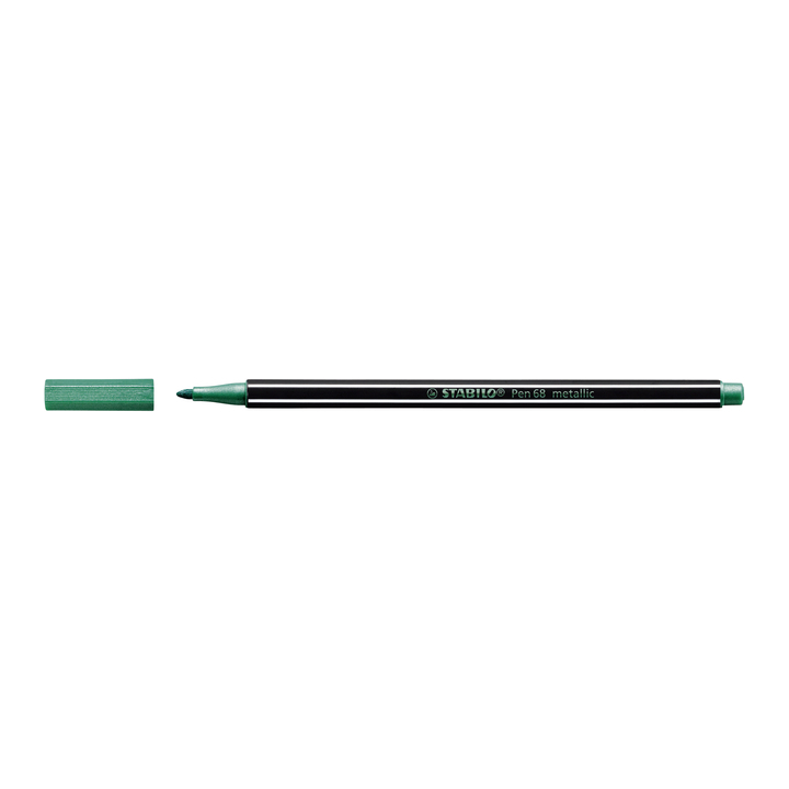 Viltstift stabilo 68/805 metallic groen(68/836) - 0