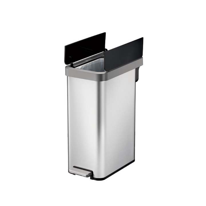Ecofly II EKO, pedaalemmer, 45 liter, mat RVS, VB 928245 - 1