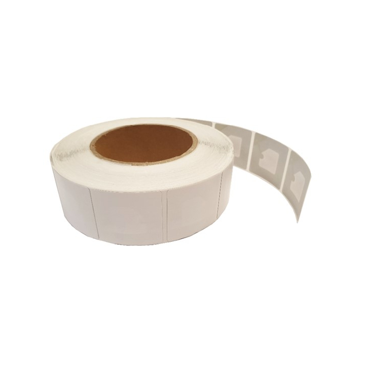 Etiket Thermisch Beveiligd RFID 40x40mm onbedrukt Rol a 1000 - 0