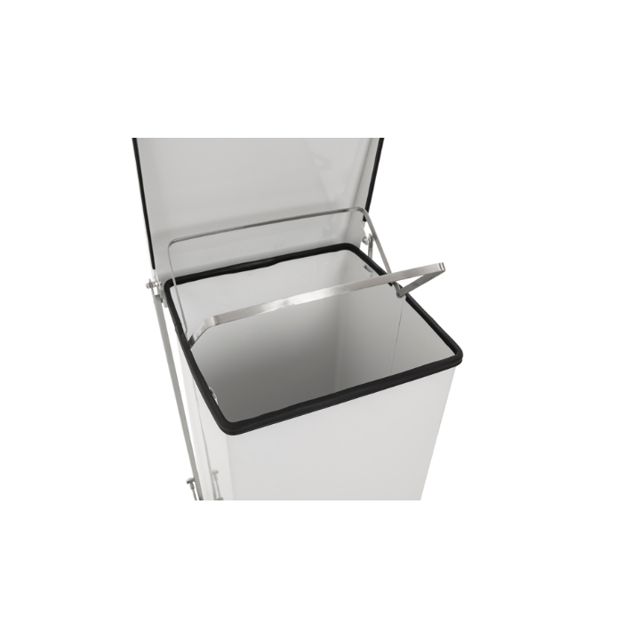 Industriële pedaalemmer, HACCP, 152 liter, wit, VB 058150 - 1