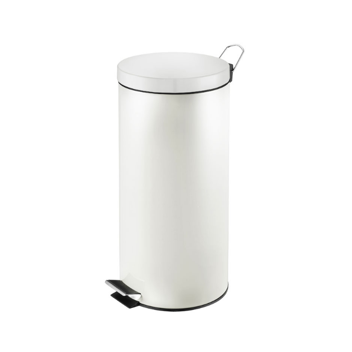 Pedaalemmer met binnenemmer, 30 liter, wit, VB 222230 - 0