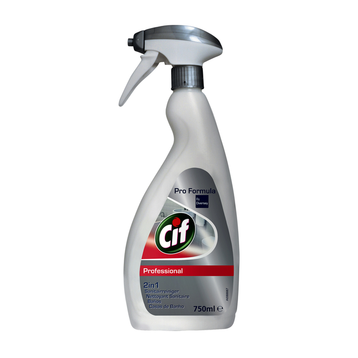 Cif Professional 2-in-1 | Sanitairreiniger En Ontkalker | 750ml | 7522864 (1 stuk) - 0