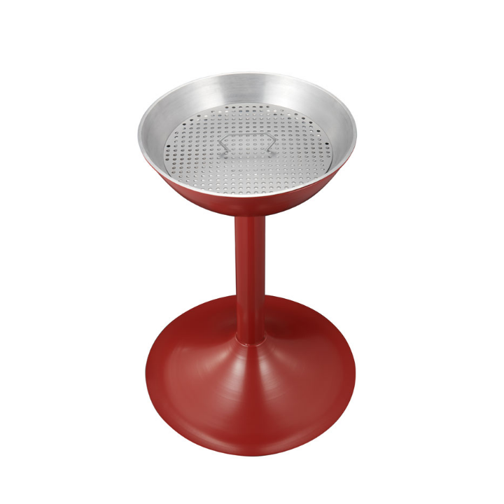 Zandasbak, Ø410x720 mm, rood, VB 100000 - 1