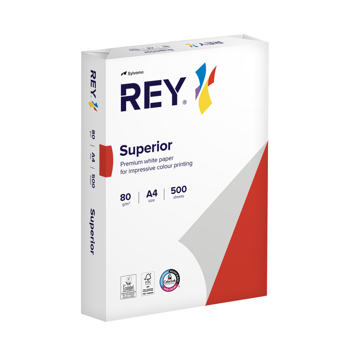 Kopieerpapier rey superior a4 80gr wit(88100366) - 1