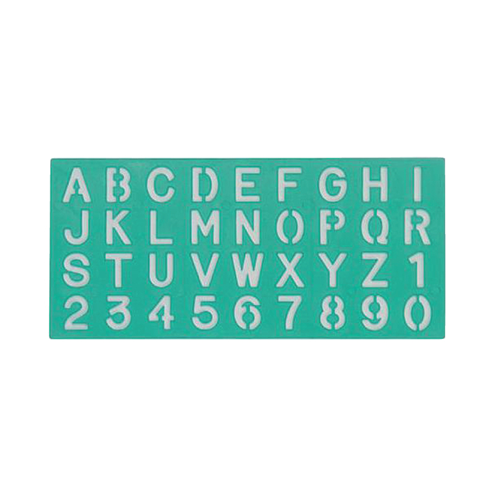Lettersjabloon linex 30mm hoofdl/letters/cijfers - 0