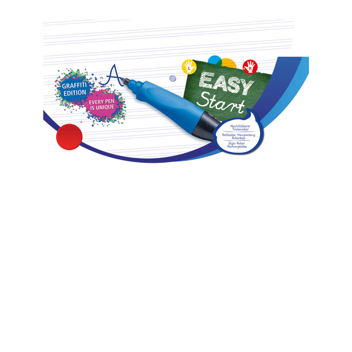 Rollerpenvulling stabilo easyoriginal f blauw ds/20st - 3