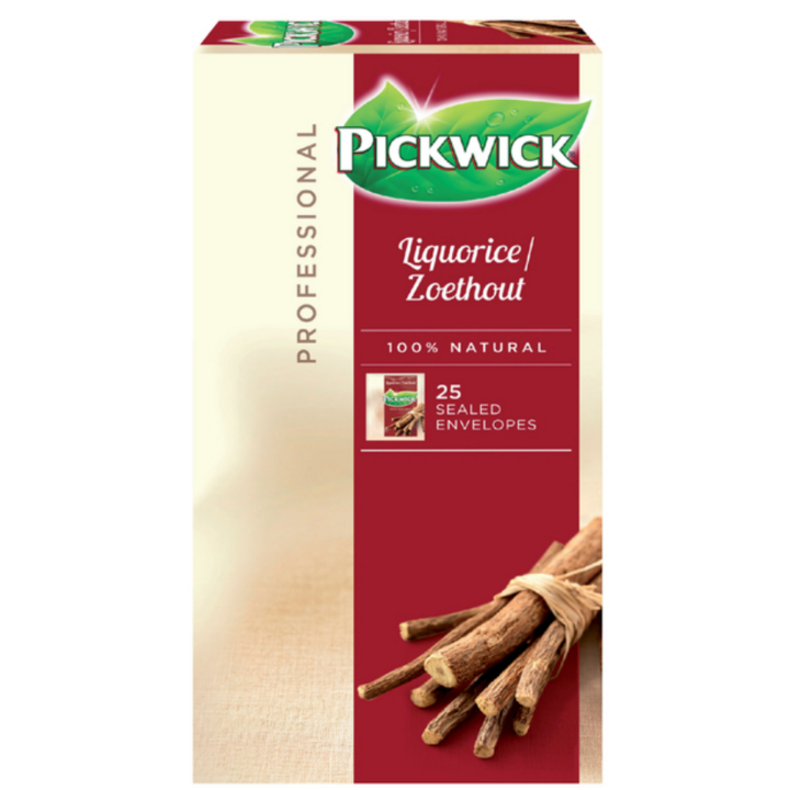 Pickwick Professional, thee, 2 gram, zoethout, 4016830 (25 stuks) - 1