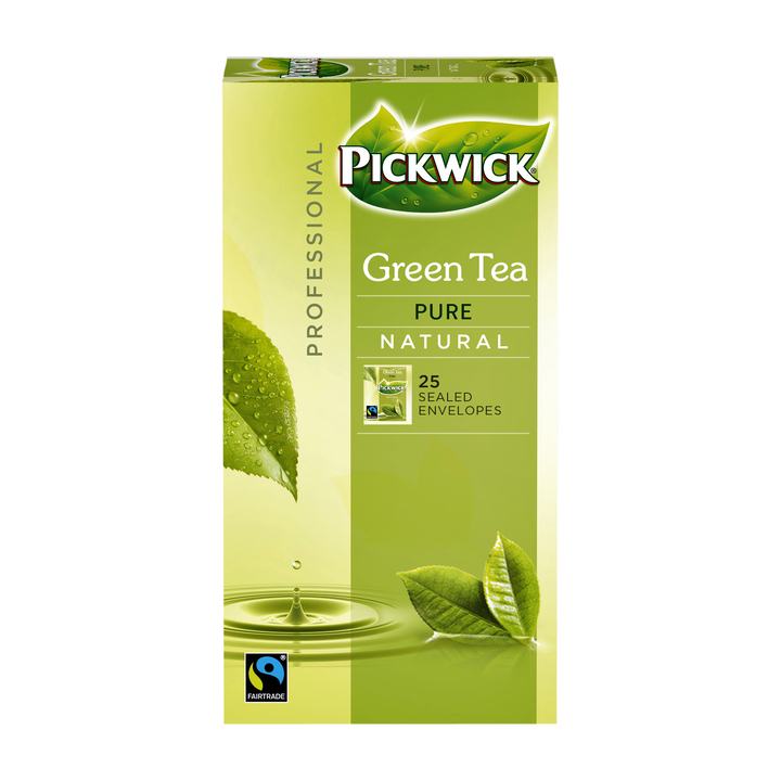 Pickwick Professional, groene thee, 1.5 gram, pure natural, 4016821 (25 stuks) - 0