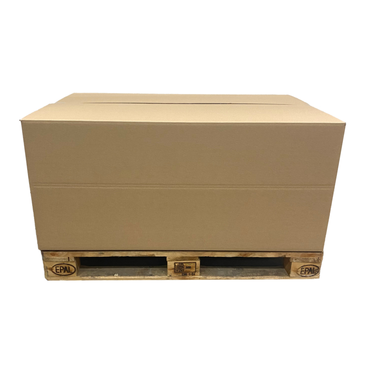 Palletdozen Voor Europallet | 1185x785x525mm | BC-golf | Bruin - 2