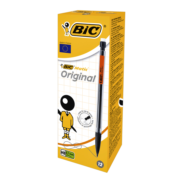 Vulpotlood bic matic classic 0.7mm 3x9cm stift - 0