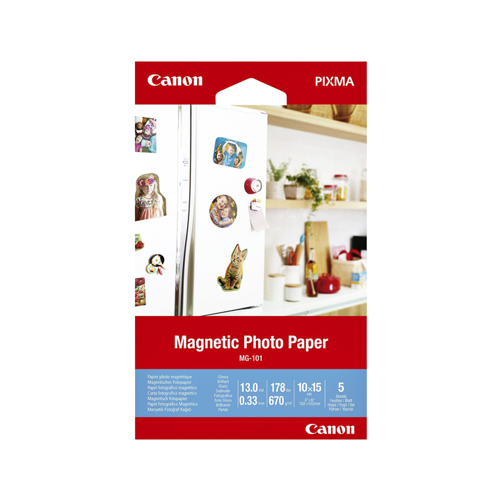 Fotopapier canon mg-101 magnetisch 10x15cm(3345257) - 0