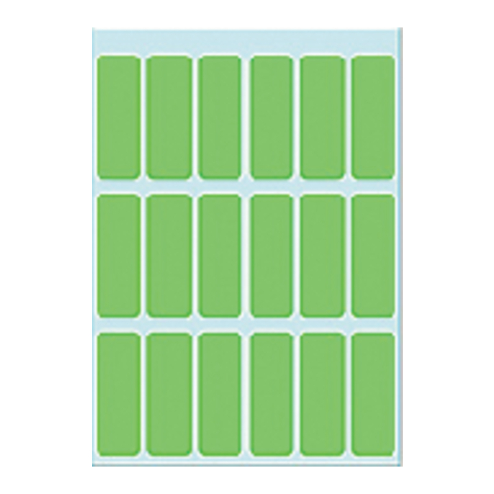 Etiket herma 3655 12x34mm groen 90st - 0