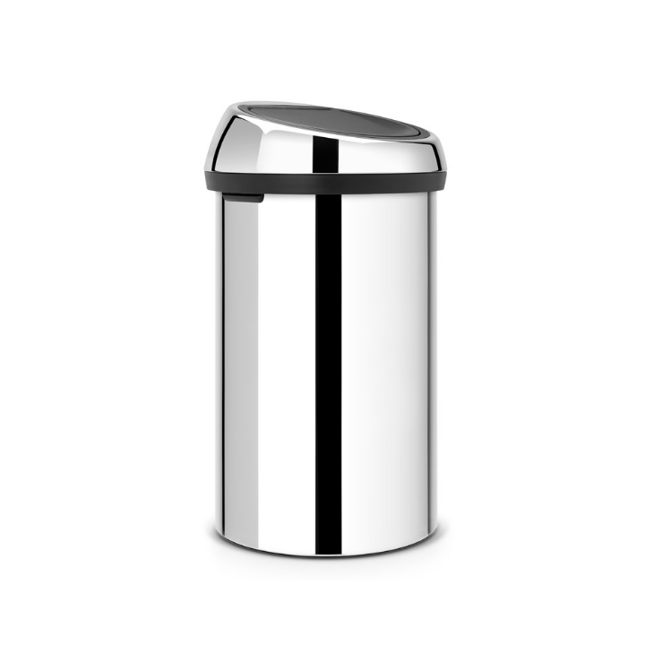 Brabantia, Touch Bin, 60 liter, RVS, VB 402609 - 1
