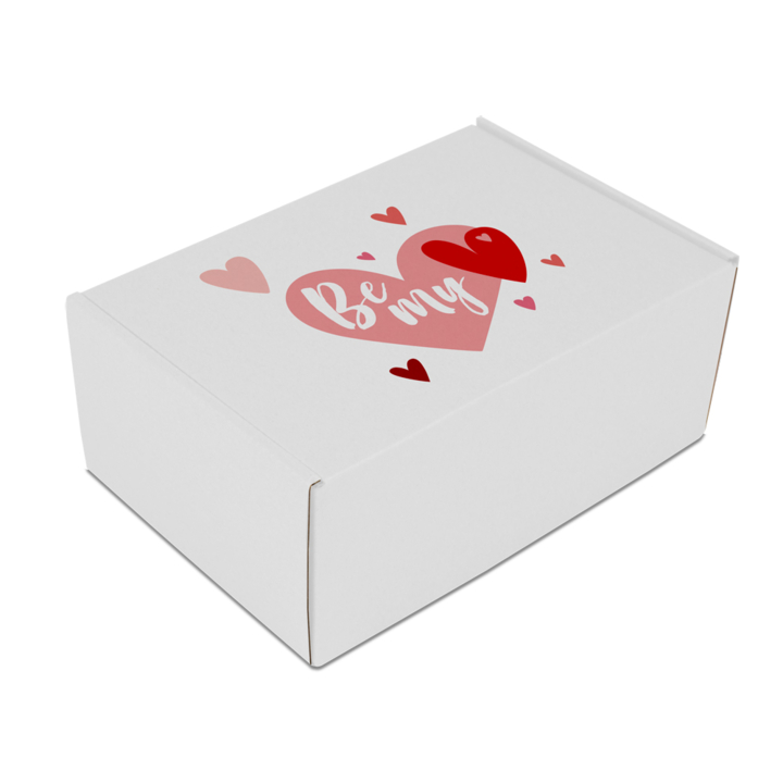 Valentijn geschenkdozen, 22,5x15x9cm, wit, (50st) - 0