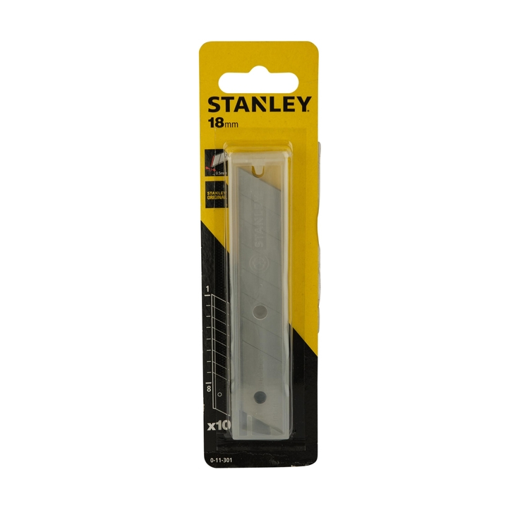 Afbreekmesjes stanley 18mm 10 stuks(3253560113018) - 0