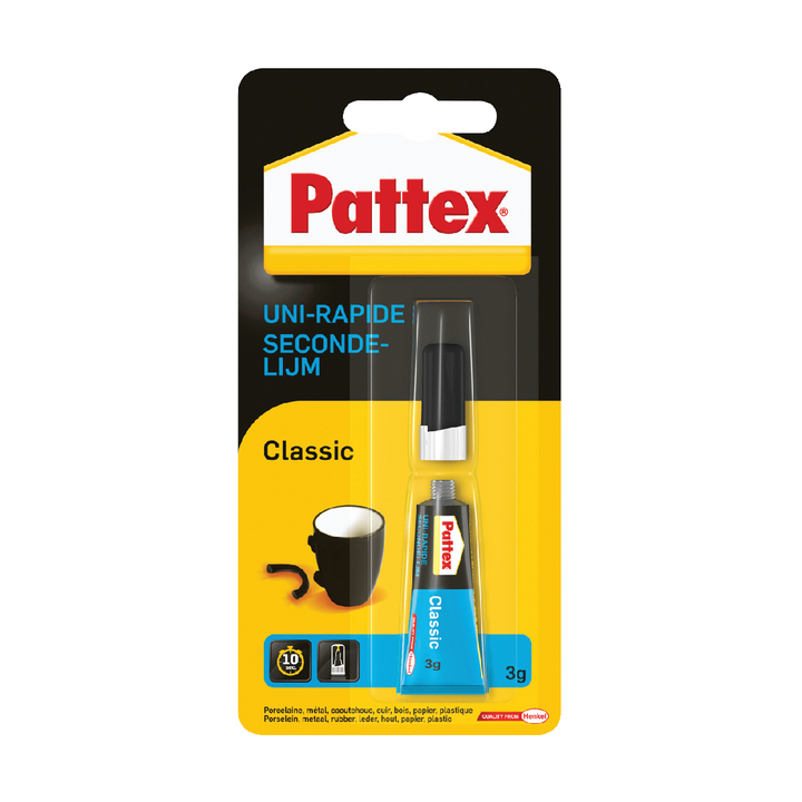 Secondenlijm pattex tube 3gr - 0