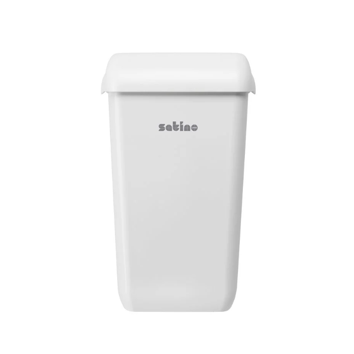 Satino by WEPA | Afvalbak | 23 Liter | Wit | 332580 - 1