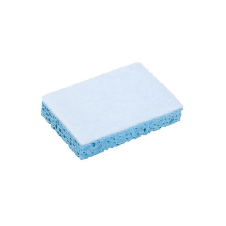 Spontex pro sponrex 79, cellulose spons, 130x84x28mm, wit/blauw, VB 119284 (6x10 stuks) - 0