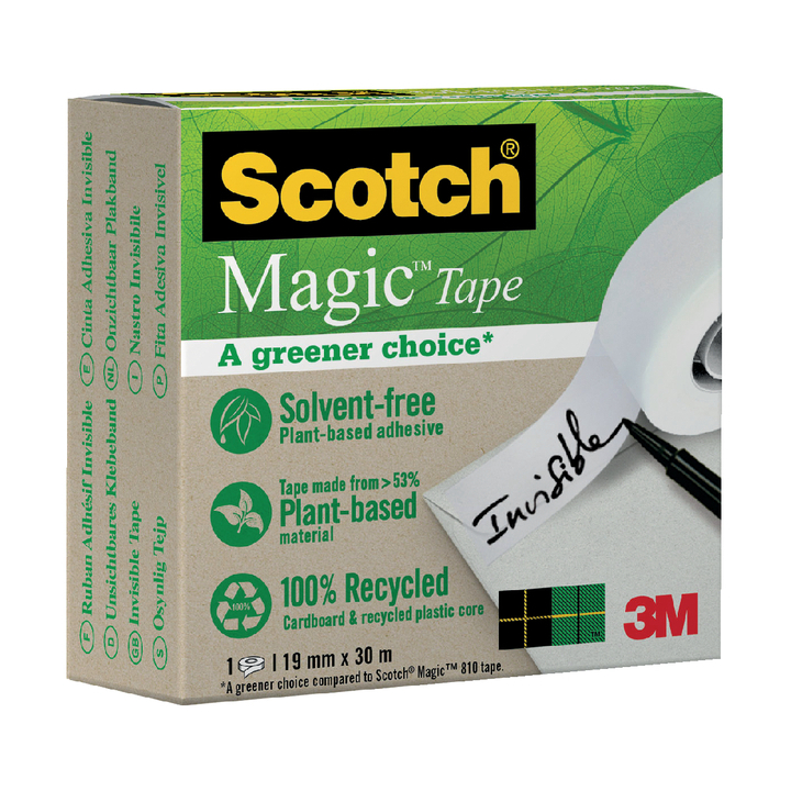 Plakband 3m scotch 900 19mmx30m magic onzichtbaar(9001930) - 0