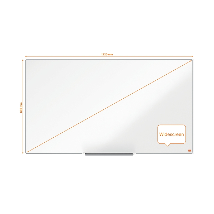 Whiteboard nobo impression pro 1220x690mm emaille(1915250) - 2