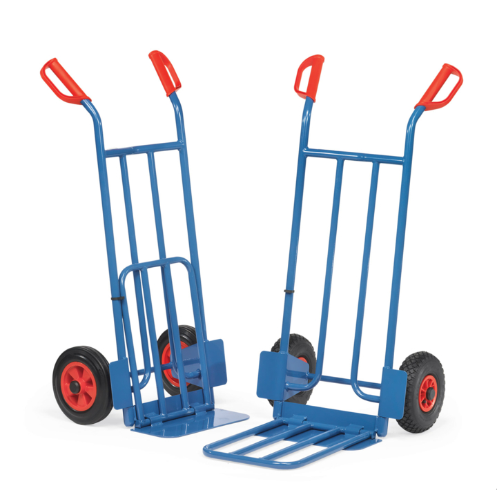 Steekwagens opklapbaar, Draagverm. 250kg Rubber banden - 0