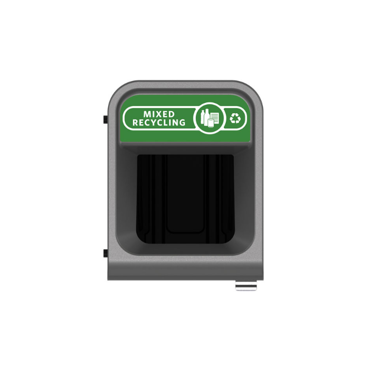 Rubbermaid Configure, modulaire afvalscheidingsbak, 57 liter, VB 500060 | gemixt afval Engels - 1
