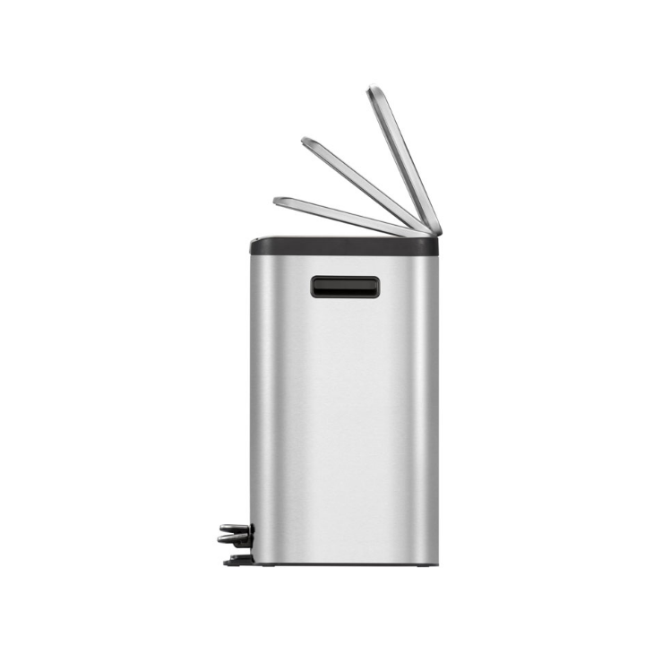 Eko Ecocasa, pedaalemmer, 24+12 liter, mat RVS, VB 912836 - 2