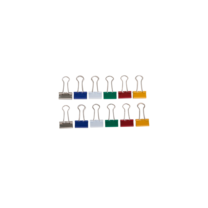 Papierklem maul 213 19mm cap 7mm ass(2131999) - 0