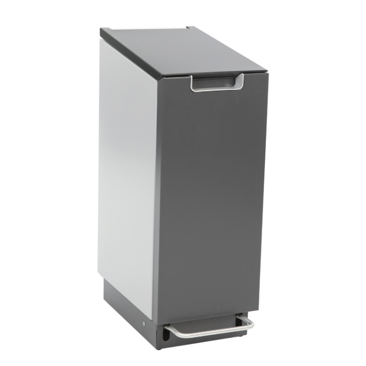 Connector Bin Kick, afvalscheidingsbak, 55 liter aluminium, VB 709502 - 0