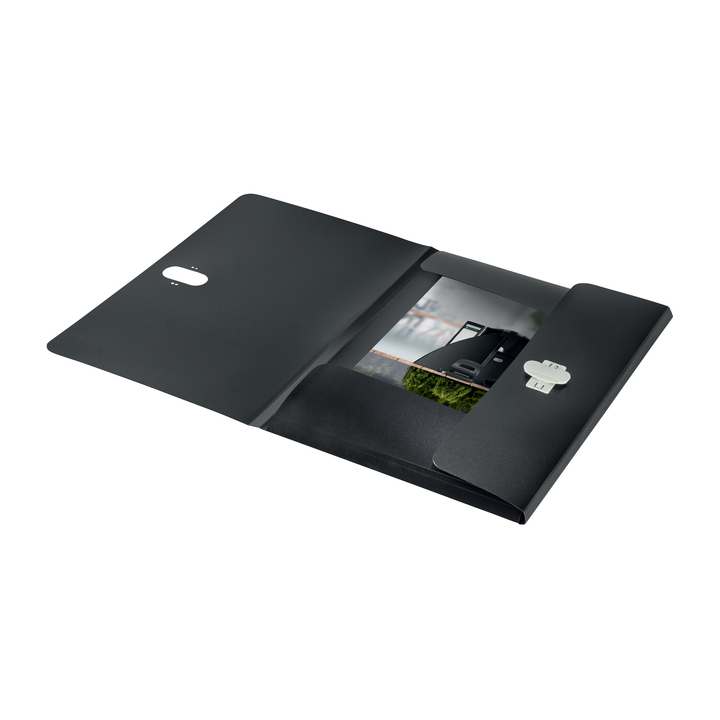 Dossiermap leitz recycle a4 3-kleps pp zwart(46220095) - 1