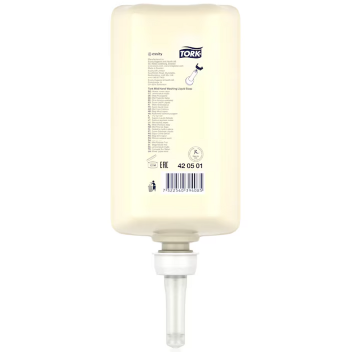 Tork Premium | Vloeibare zeep | 1000ml | Mild Geparfumeerd | S1 | 420501 (6 stuks)  - 1