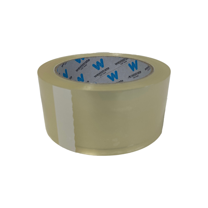 Weststrate Top Tape, PP/Acryl, 50mm x 66m, transparant - 2