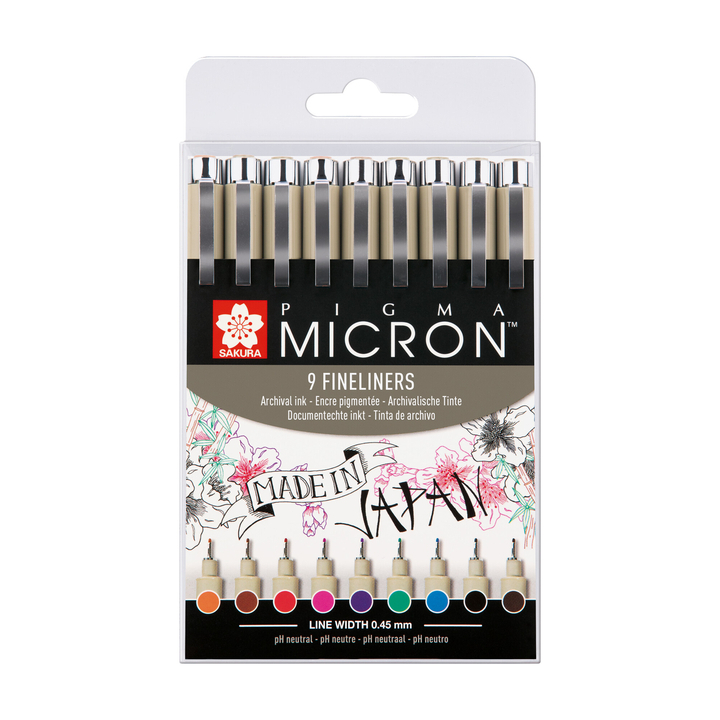 Fineliner bruynzeel pigma micron ass kleur(poxsdk059) - 0