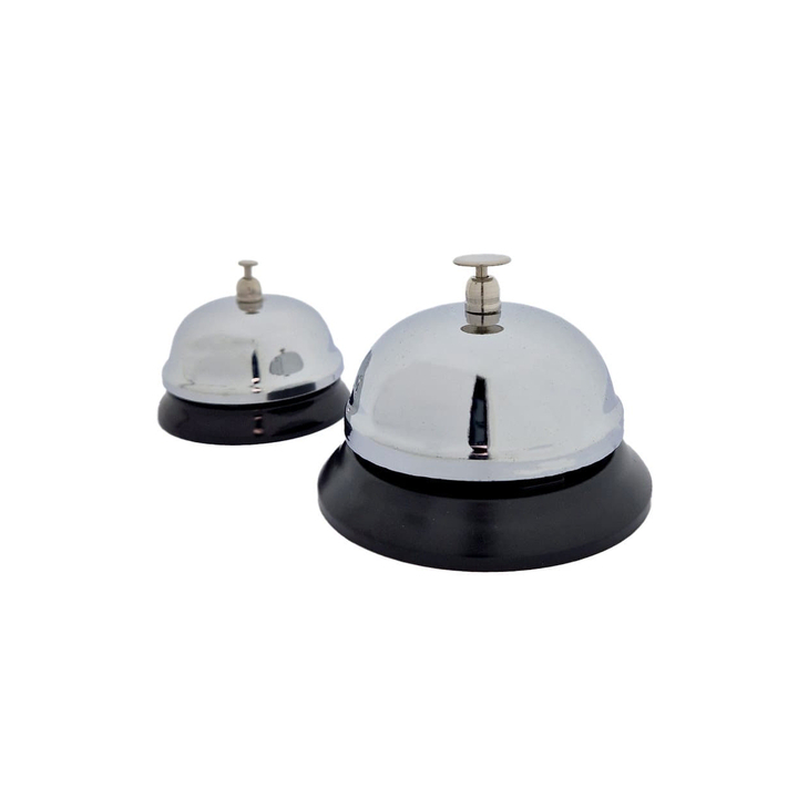 Baliebel, 85x50mm, chroom met zwarte voet, 209928 (1 stuk) - 1