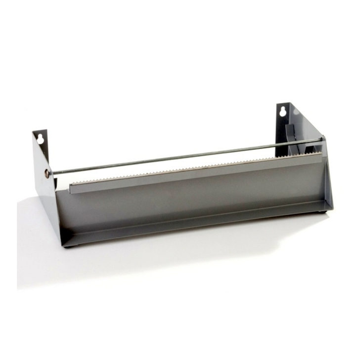 Foliedispenser, metaal, 24cm, enkele rol (1 stuk) - 0