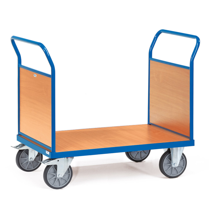 Dubbele kopwandwagen, 1200x800mm Draagverm. 600kg - 0